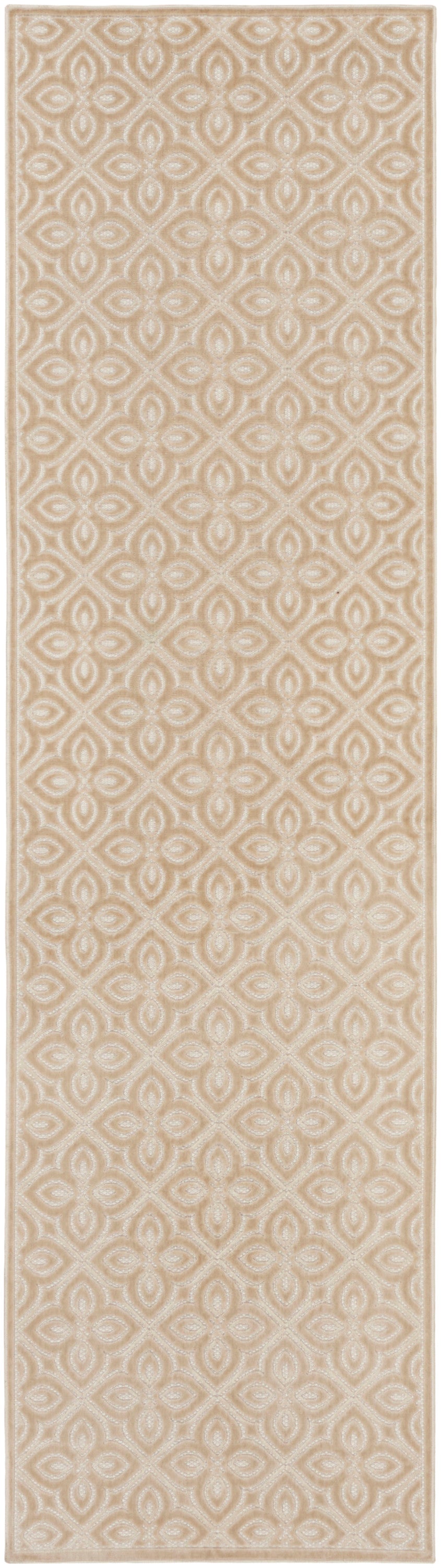 Washable Charm WCH03 Beige Ivory Rug - Runner