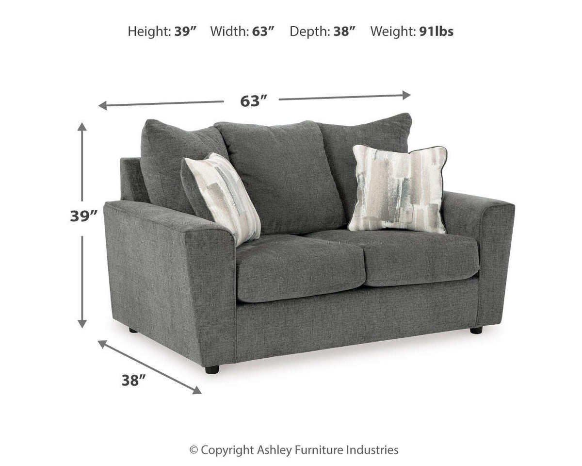 Stairatt Loveseat Chenille