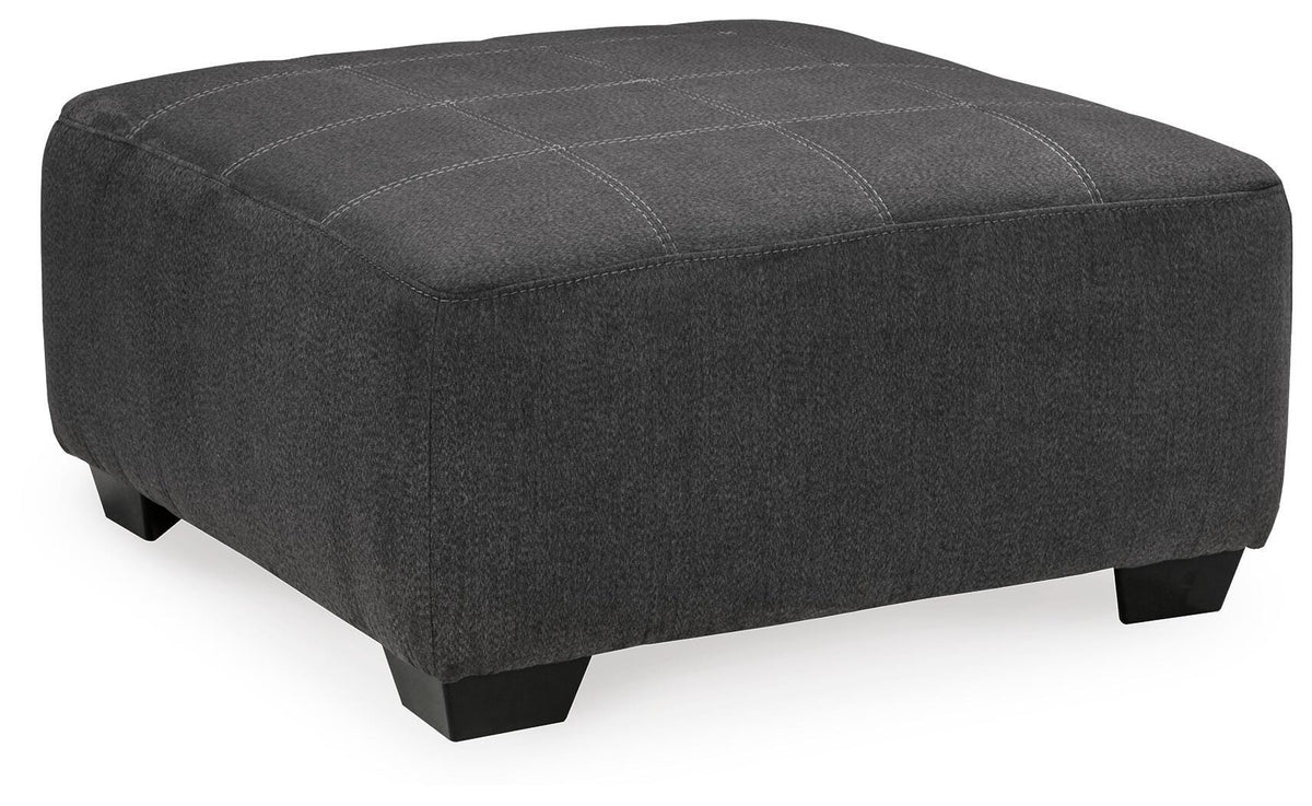Ambee Oversized Accent Ottoman Chenille