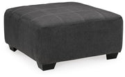 Ambee Oversized Accent Ottoman Chenille
