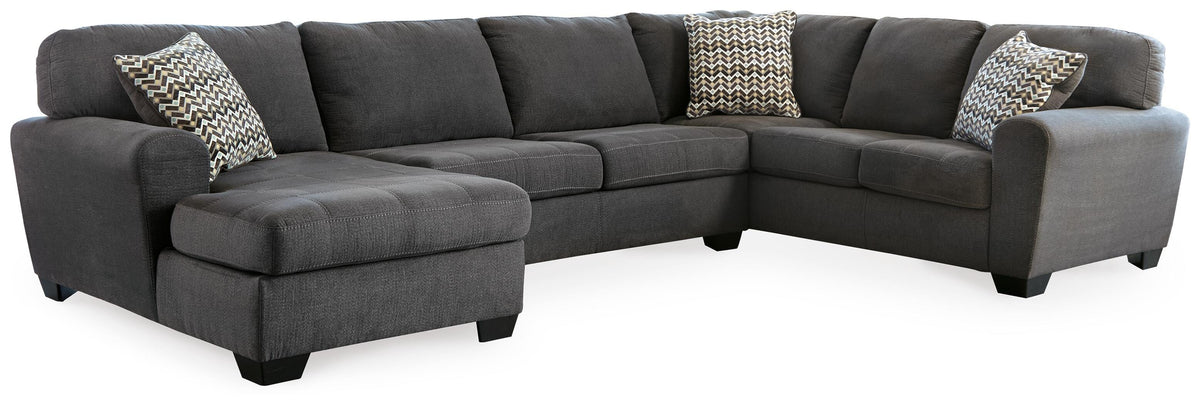 Ambee 3-Piece Sectional with Chaise Chenille