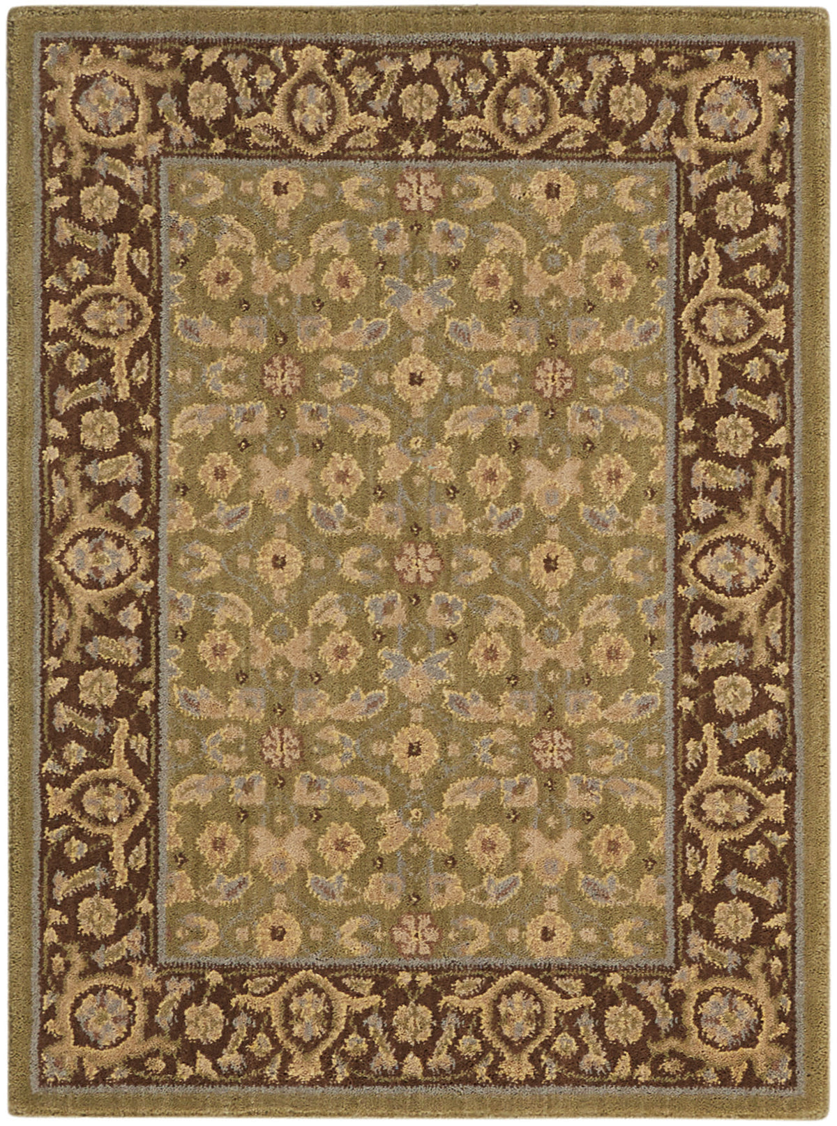 Persian Empire PE26 Green Rug - Rectangle