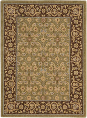 Persian Empire PE26 Green Rug - Rectangle