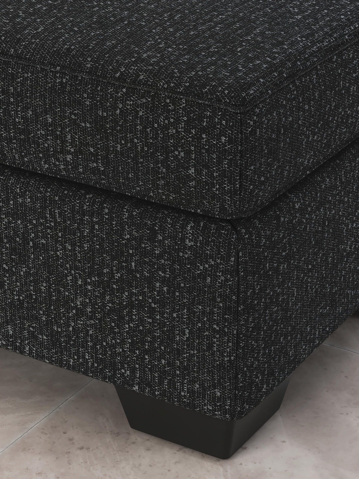 Jasmine Peaks Ottoman Chenille