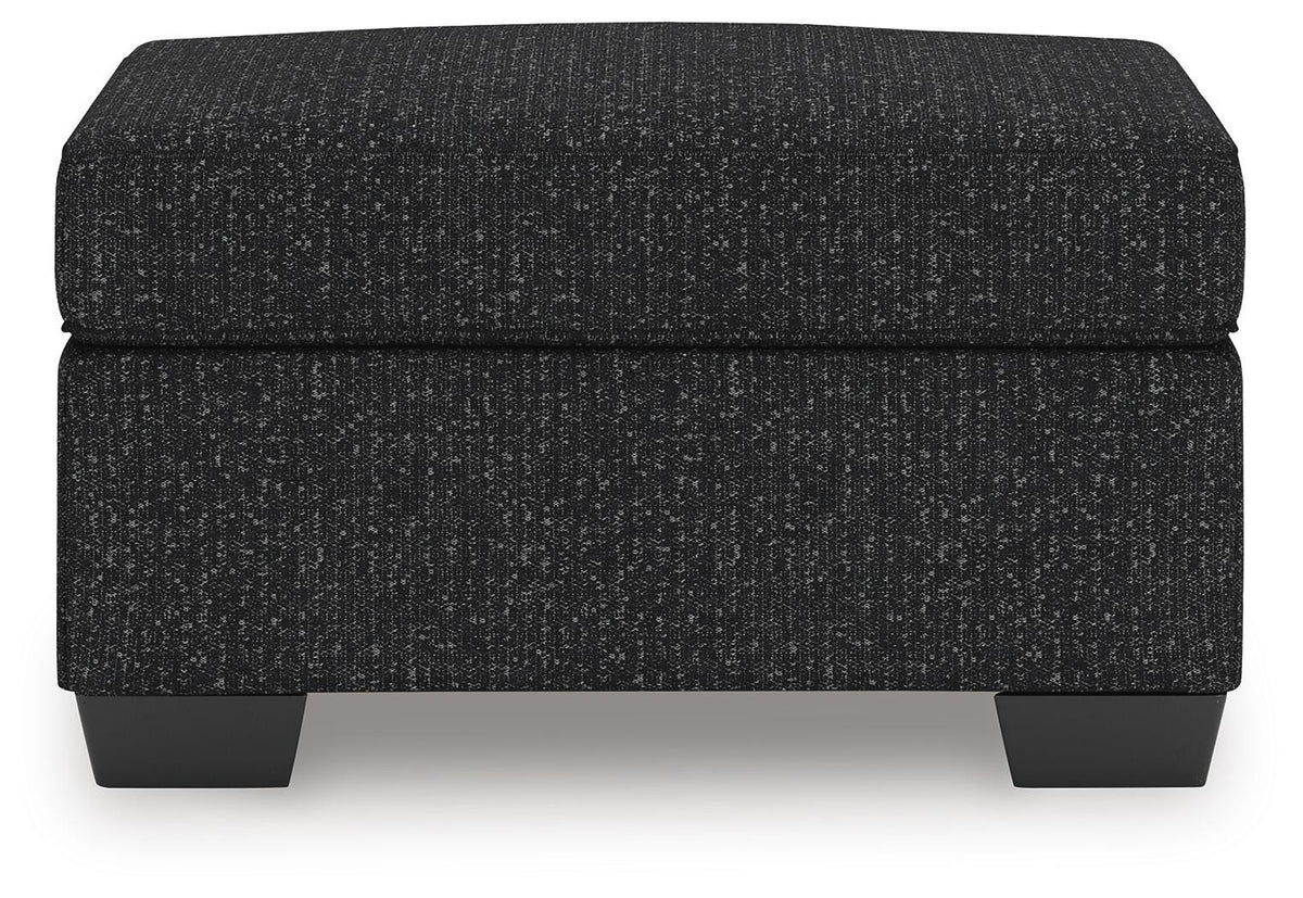 Jasmine Peaks Ottoman Chenille