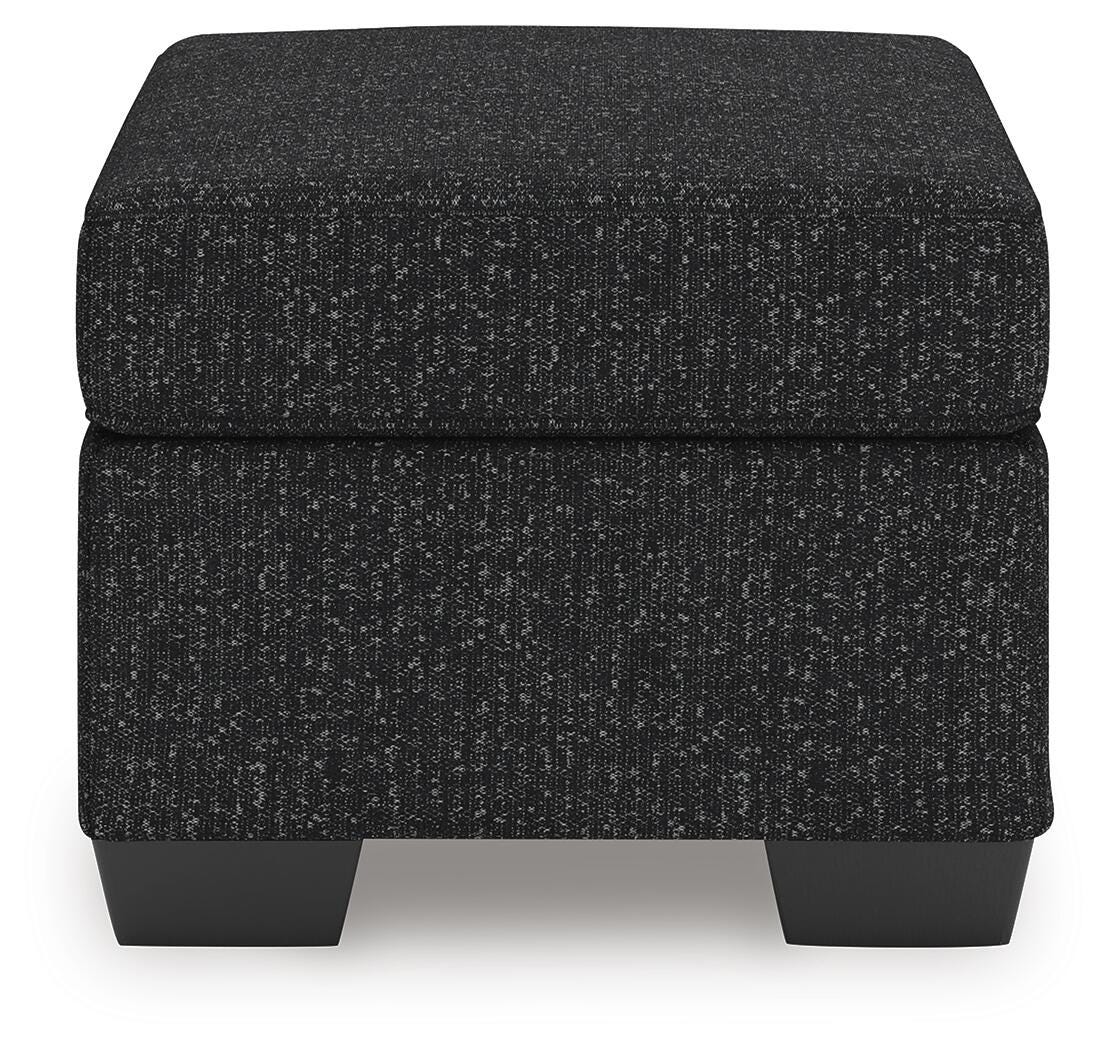 Jasmine Peaks Ottoman Chenille