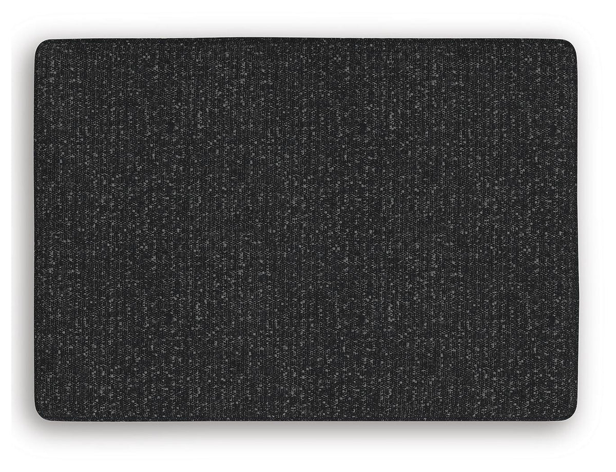Jasmine Peaks Ottoman Chenille
