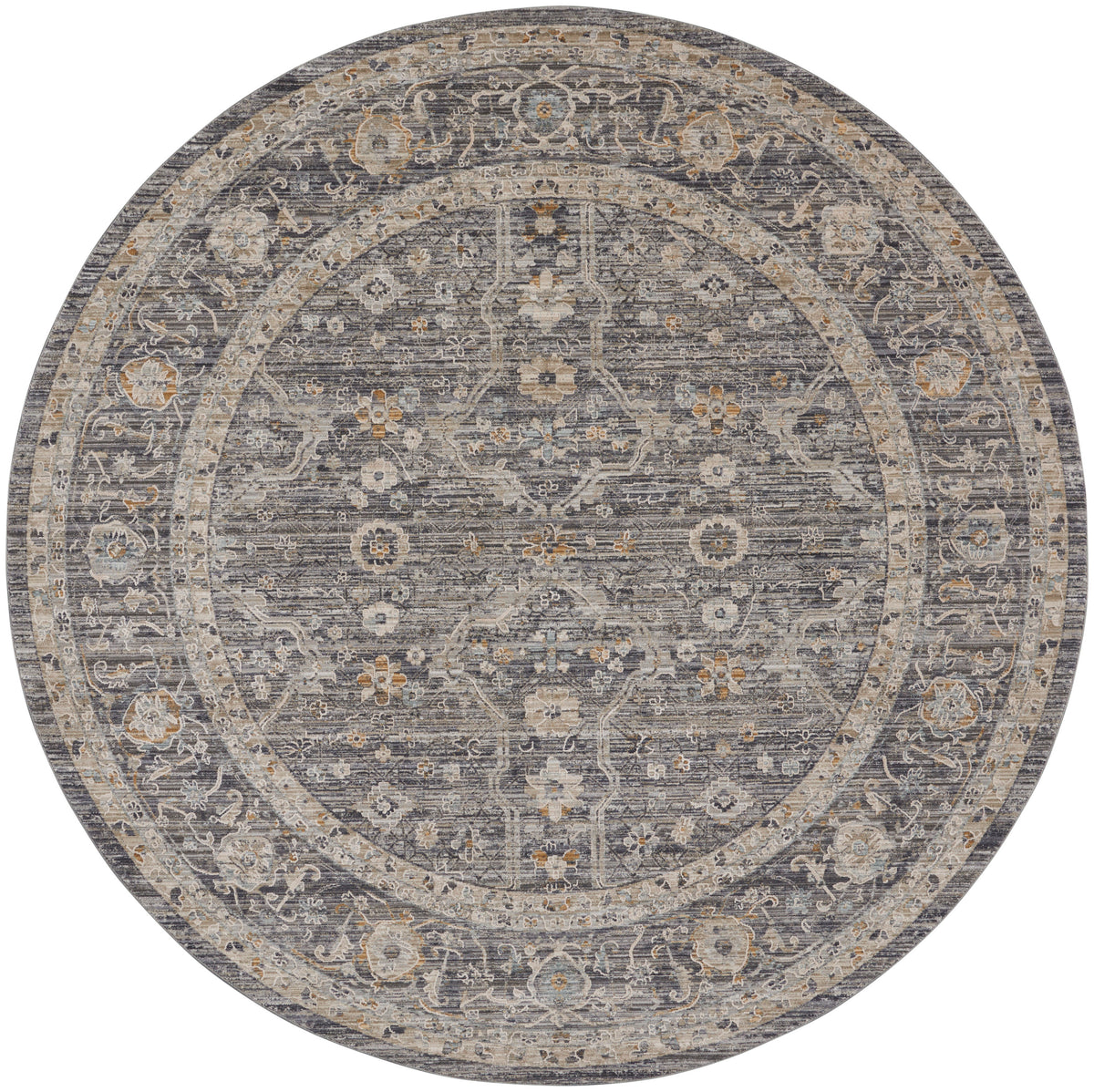 Lynx LNX03 Slate Multicolor Rug - Round