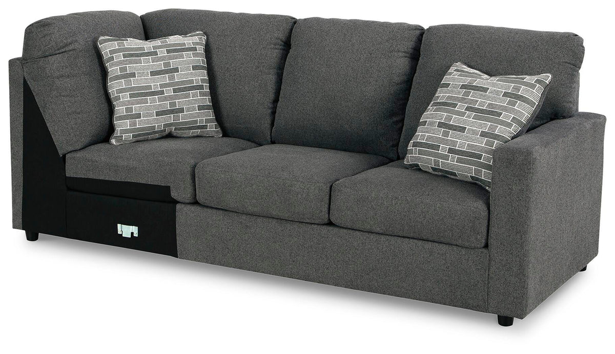 Edenfield RAF Sofa w/Corner Wedge Chenille