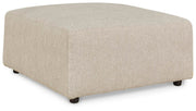 Edenfield Oversized Accent Ottoman Chenille