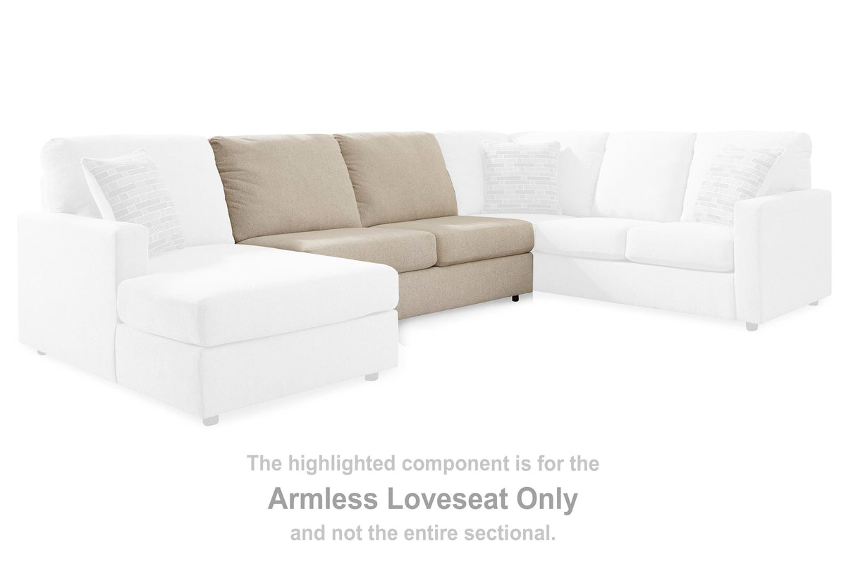 Edenfield Armless Loveseat Chenille