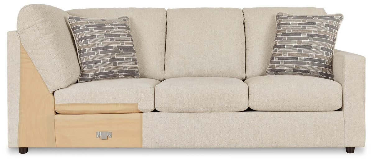 Edenfield RAF Sofa w/Corner Wedge Chenille