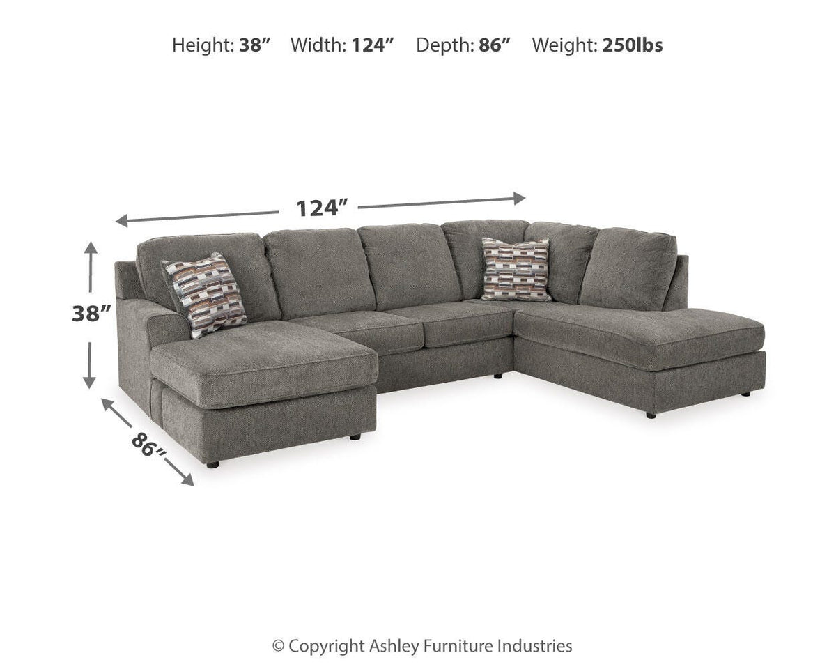 O'Phannon 2-Piece Sectional with Chaise Chenille