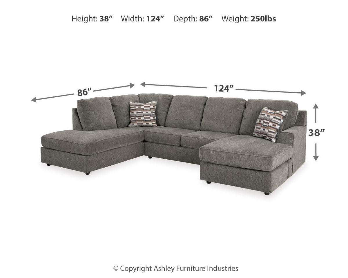 O'Phannon 2-Piece Sectional with Chaise Chenille