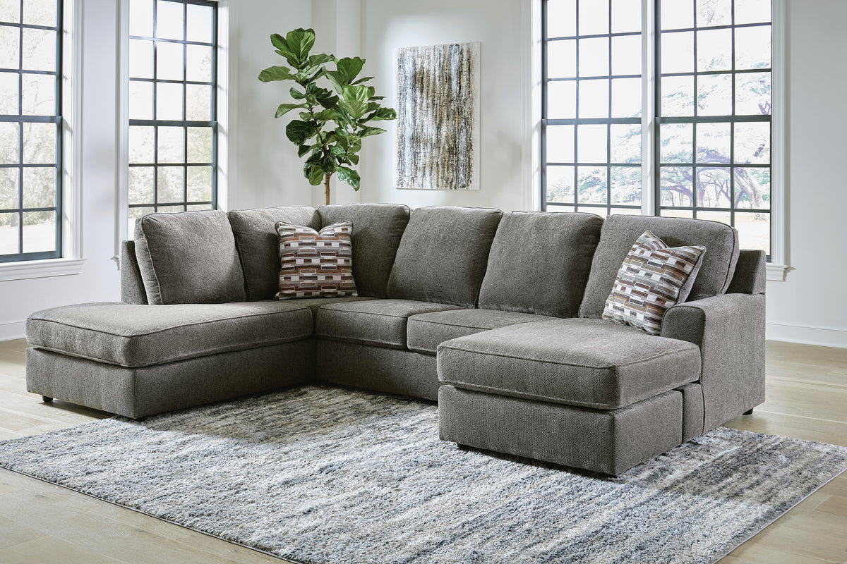O'Phannon 2-Piece Sectional with Chaise Chenille