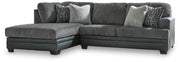 Brixley Pier 2-Piece Sectional with Chaise Velvet Chenille