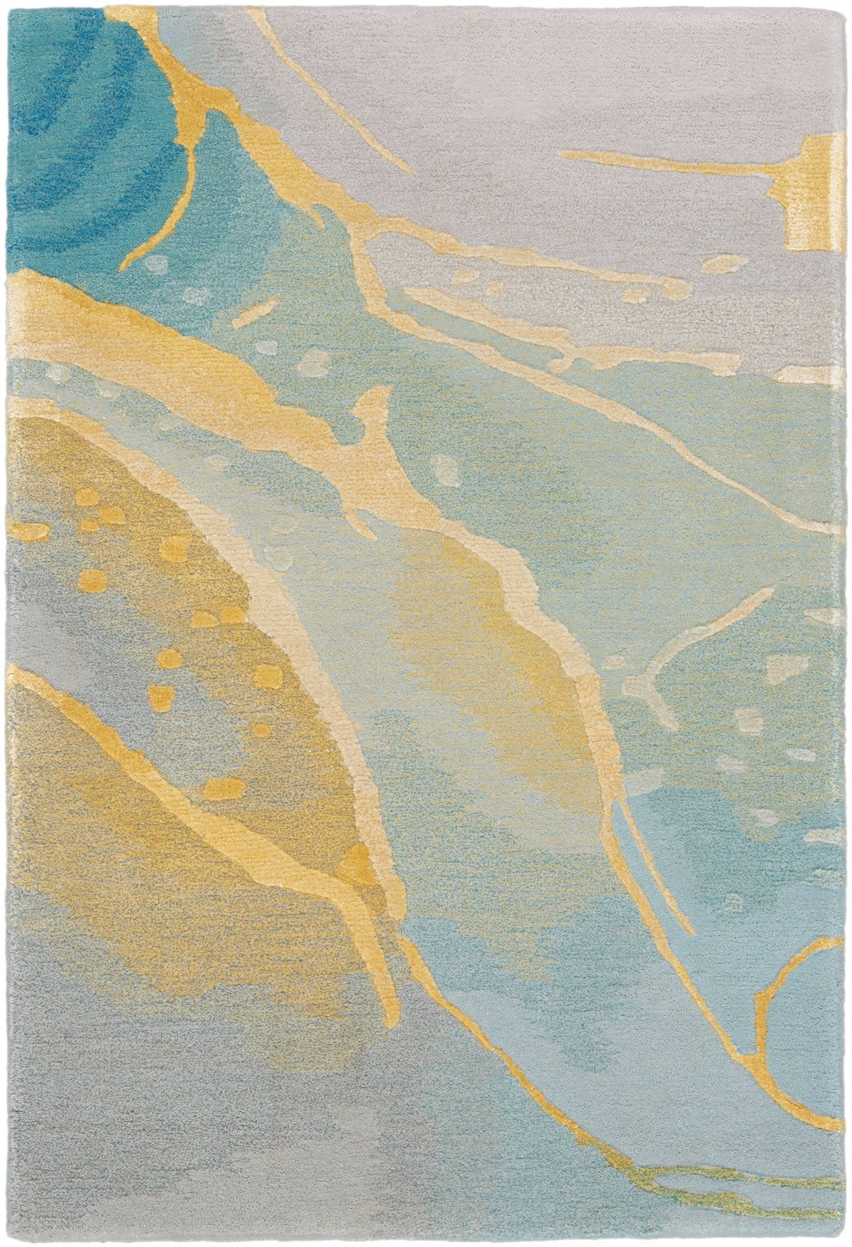 Prismatic PRS27 Grey Seafoam Rug - Rectangle