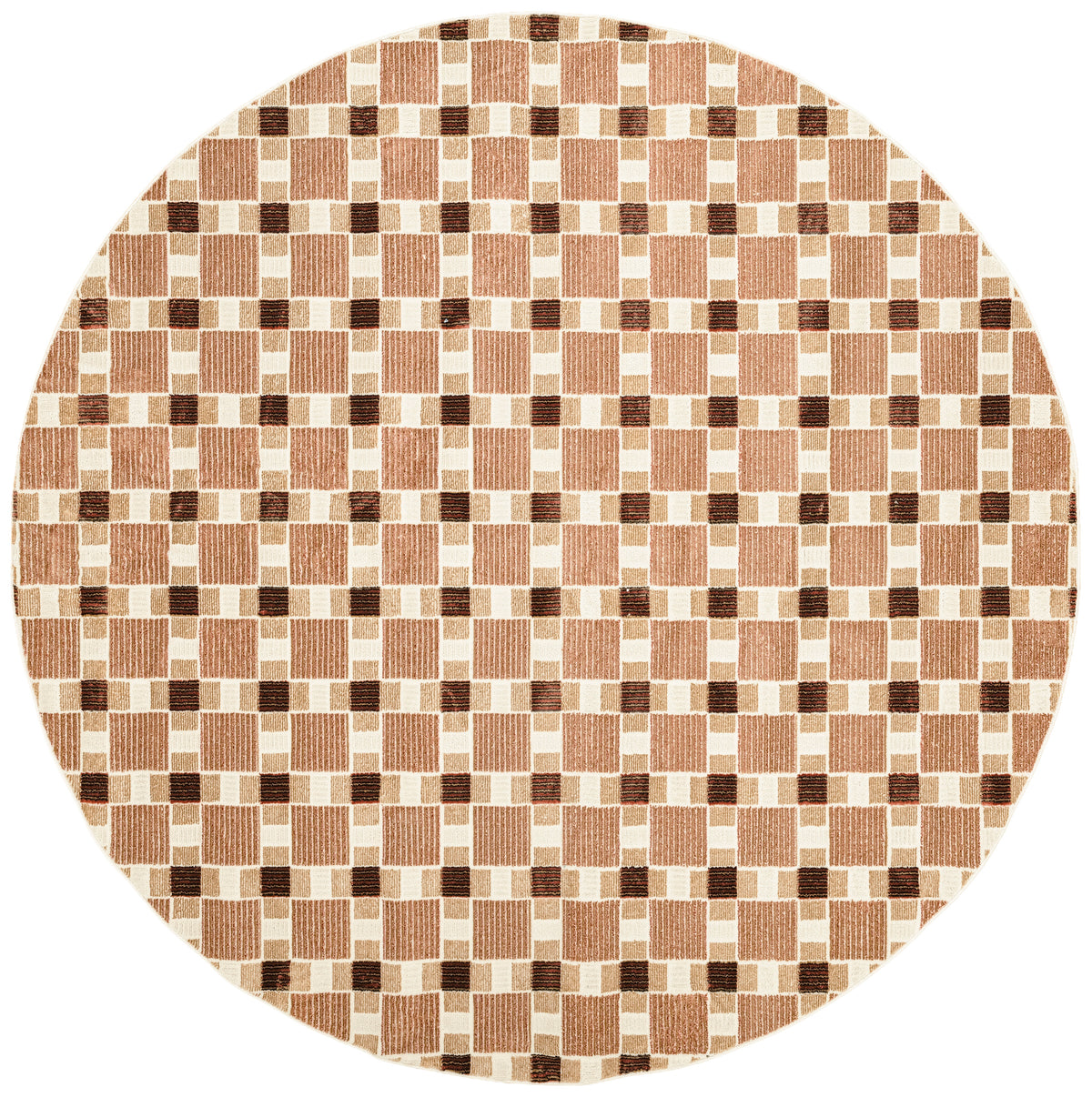 Nordic NRC14 Rust Rug - Round