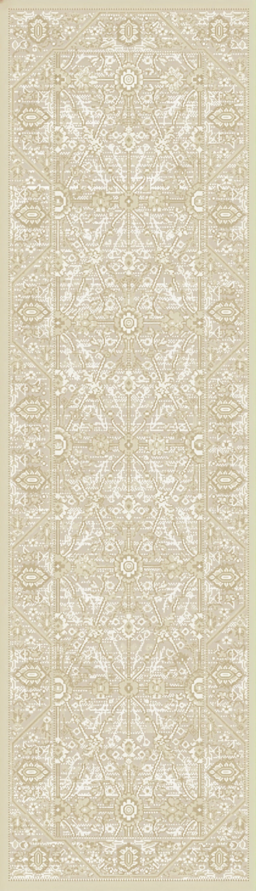 Dekor DEK03 Cream Beige Rug - Runner