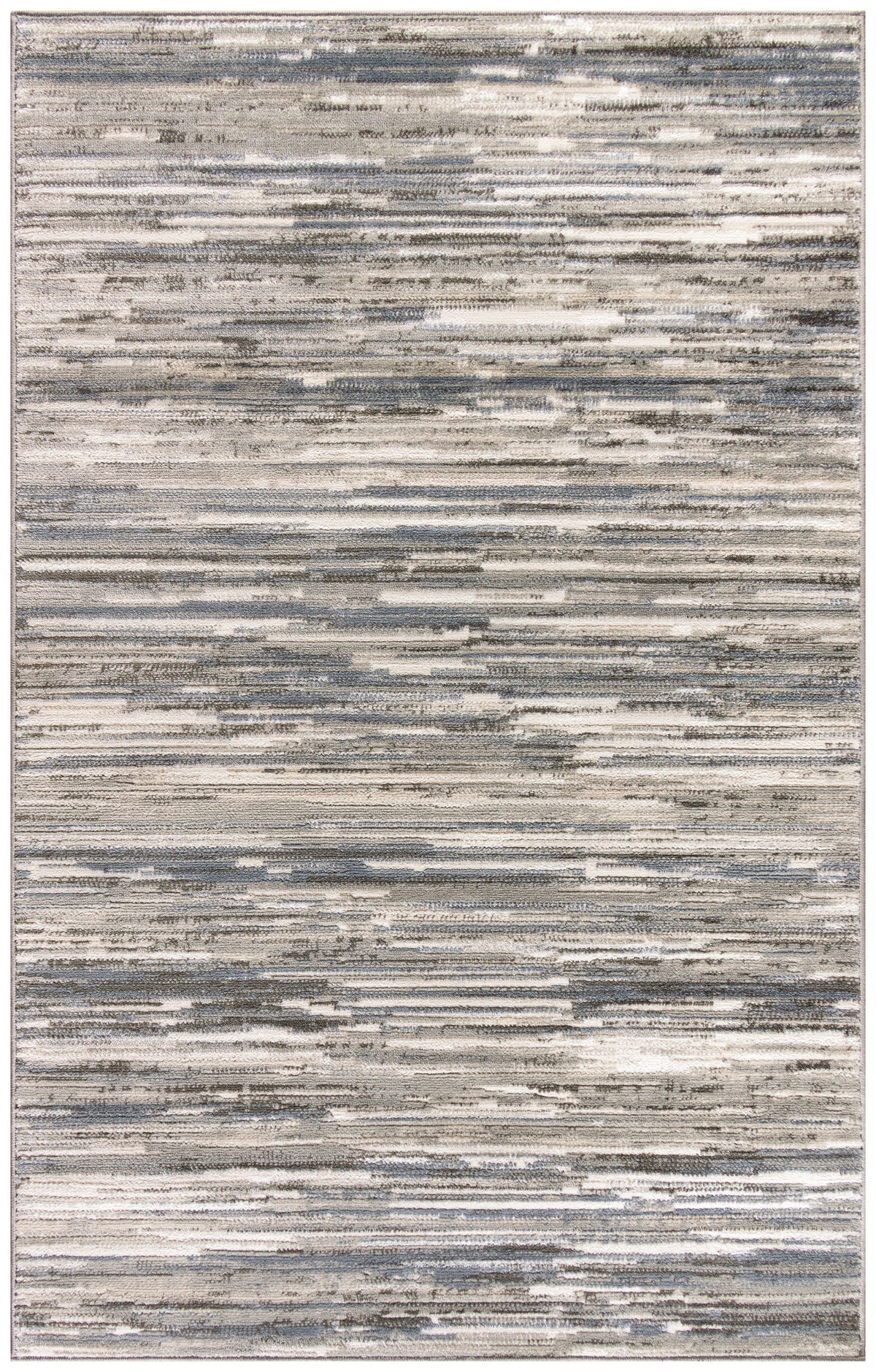 Serenity Home SRH03 Ivory Grey Blue Rug - Rectangle