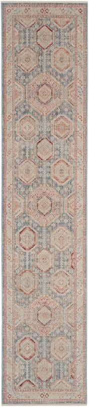 Homestead HMS01 Light Blue Multi Rug - Runner