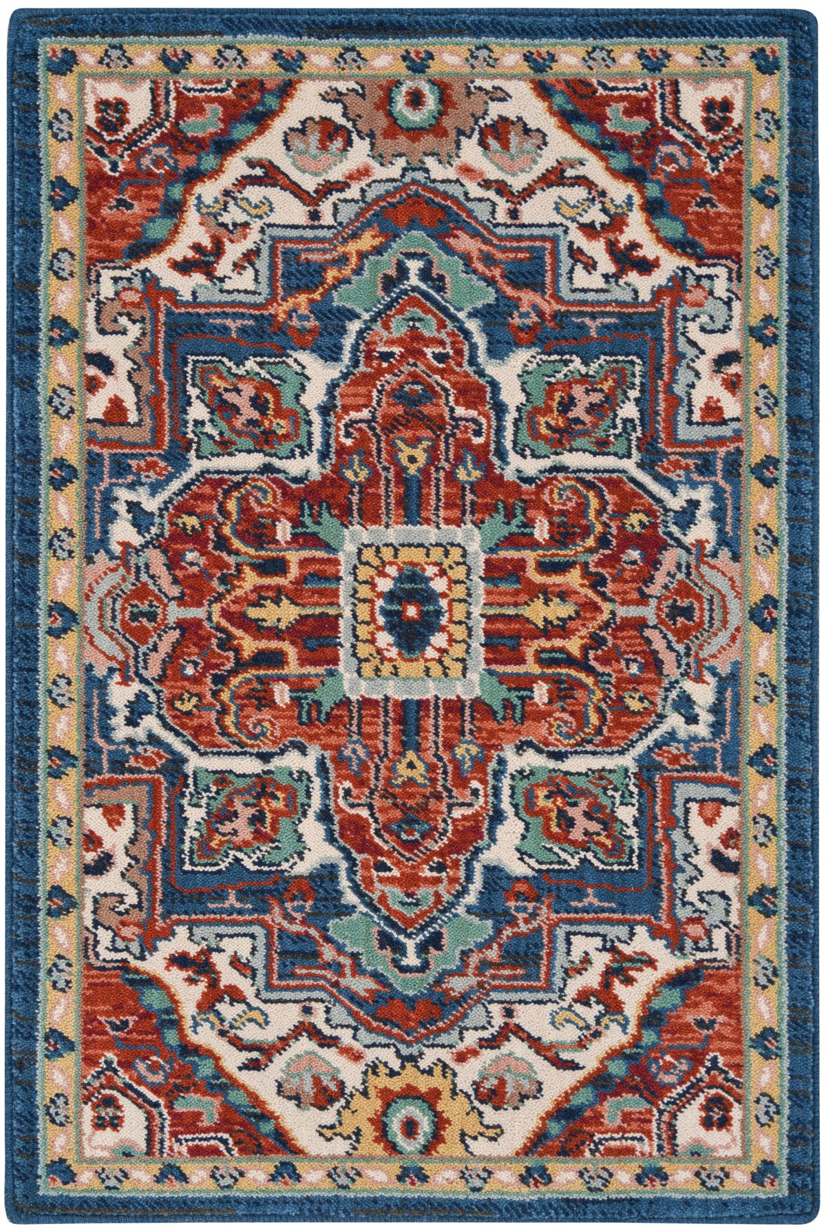 Parisa PSA01 Brick Ivory Rug - Rectangle