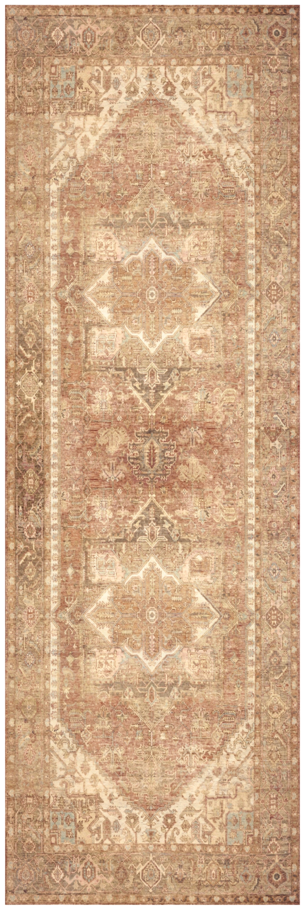 Vintage Washables VWS14 Gold Rug - Runner