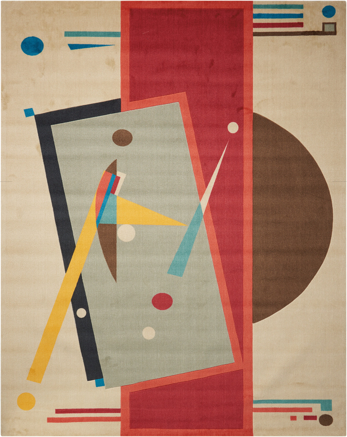 Modern Art MDR03 Sandstone Rug - Rectangle