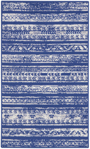 Whimsicle WHS16 Navy Ivory Rug - Rectangle