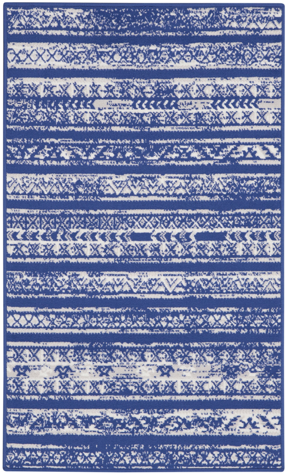 Whimsicle WHS16 Navy Ivory Rug - Rectangle