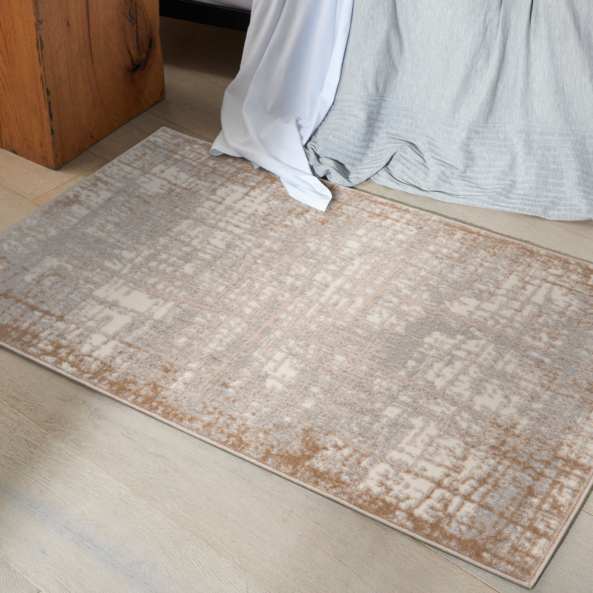 CK950 Rush CK950 Ivory Taupe Rug - room scene