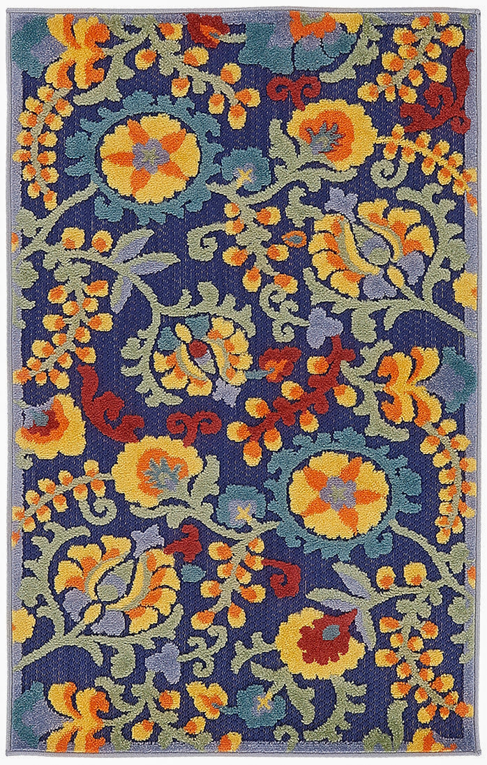 Aloha ALH17 Navy Multicolor Rug - Rectangle