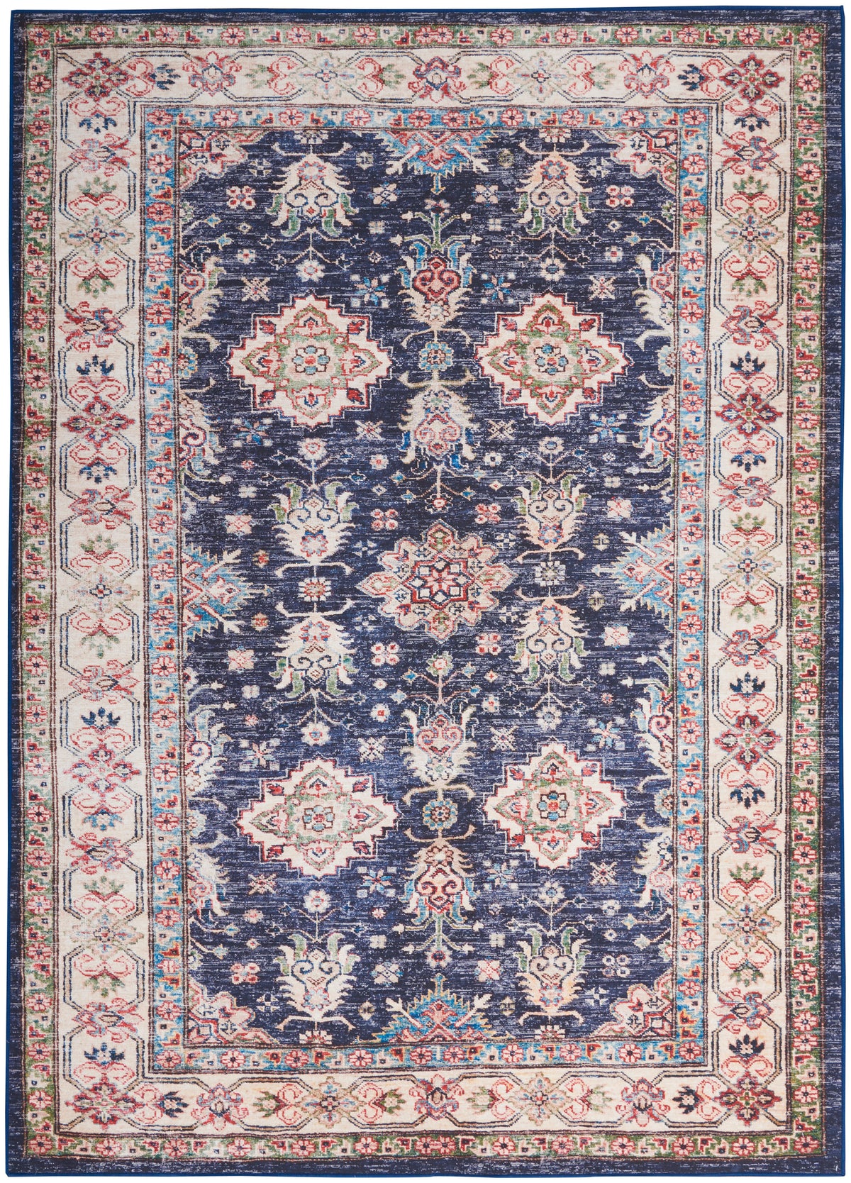 Fulton FUL01 Navy Rug - Rectangle