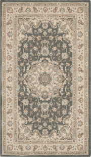 Living Treasures LI15 Grey Ivory Rug - Rectangle
