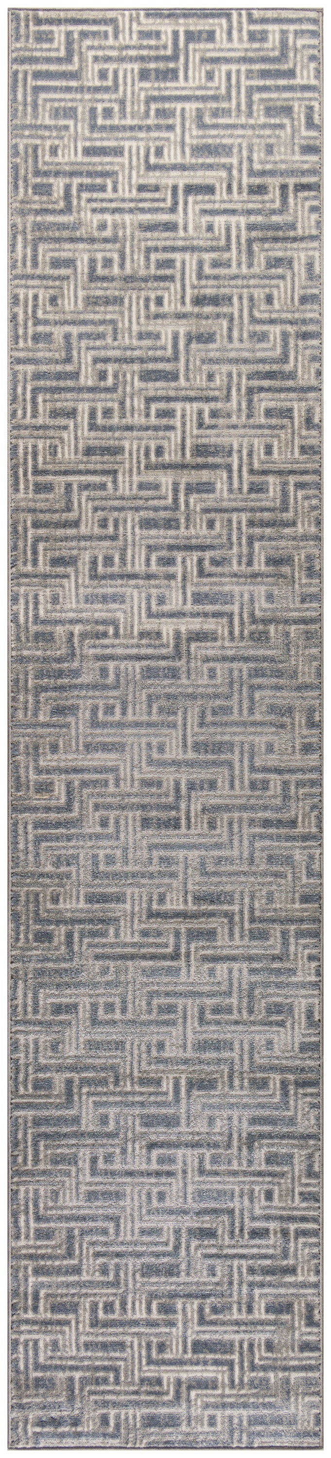 Serenity Home SRH04 Blue Ivory Rug - Runner