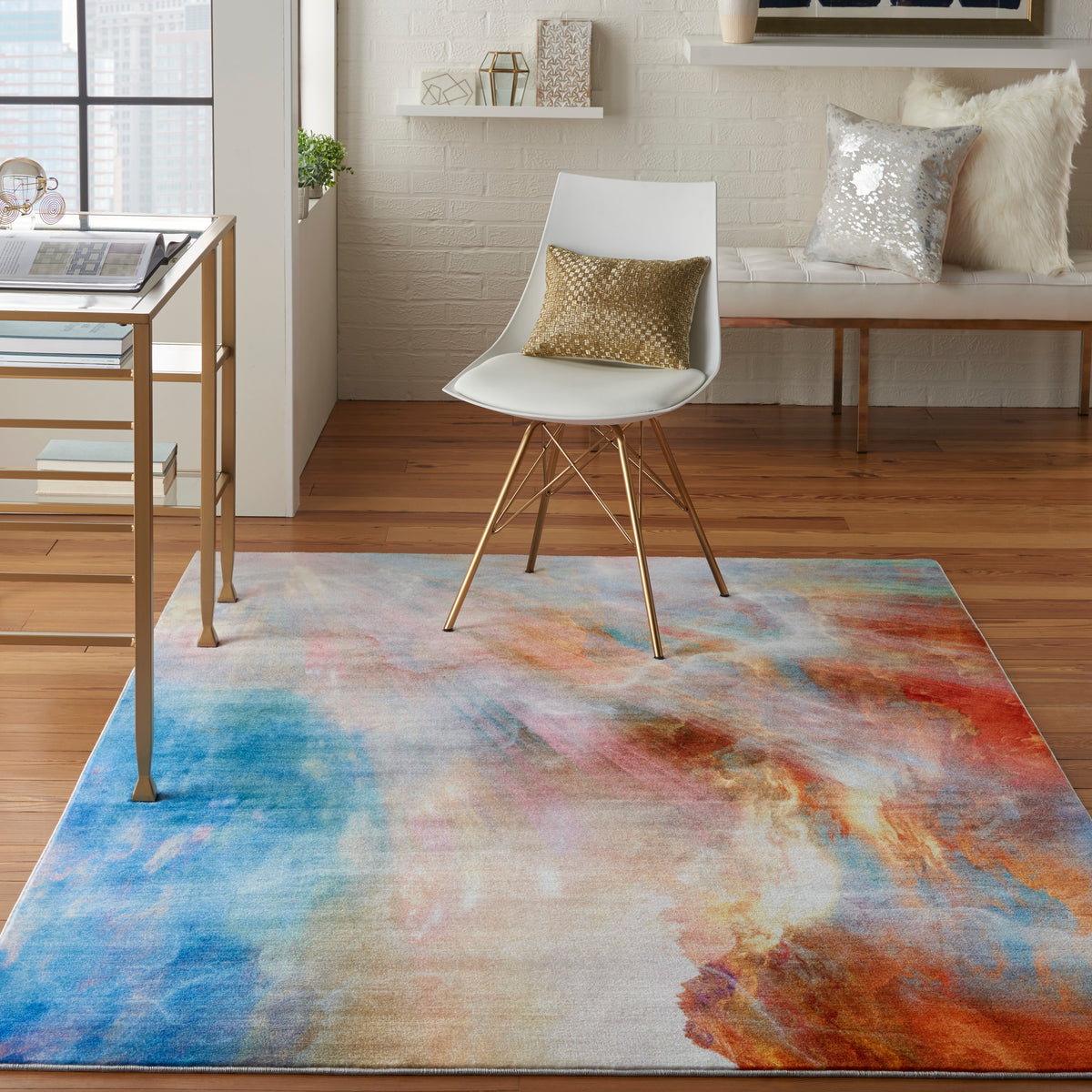 Le Reve LER04 Multicolor Rug - room scene