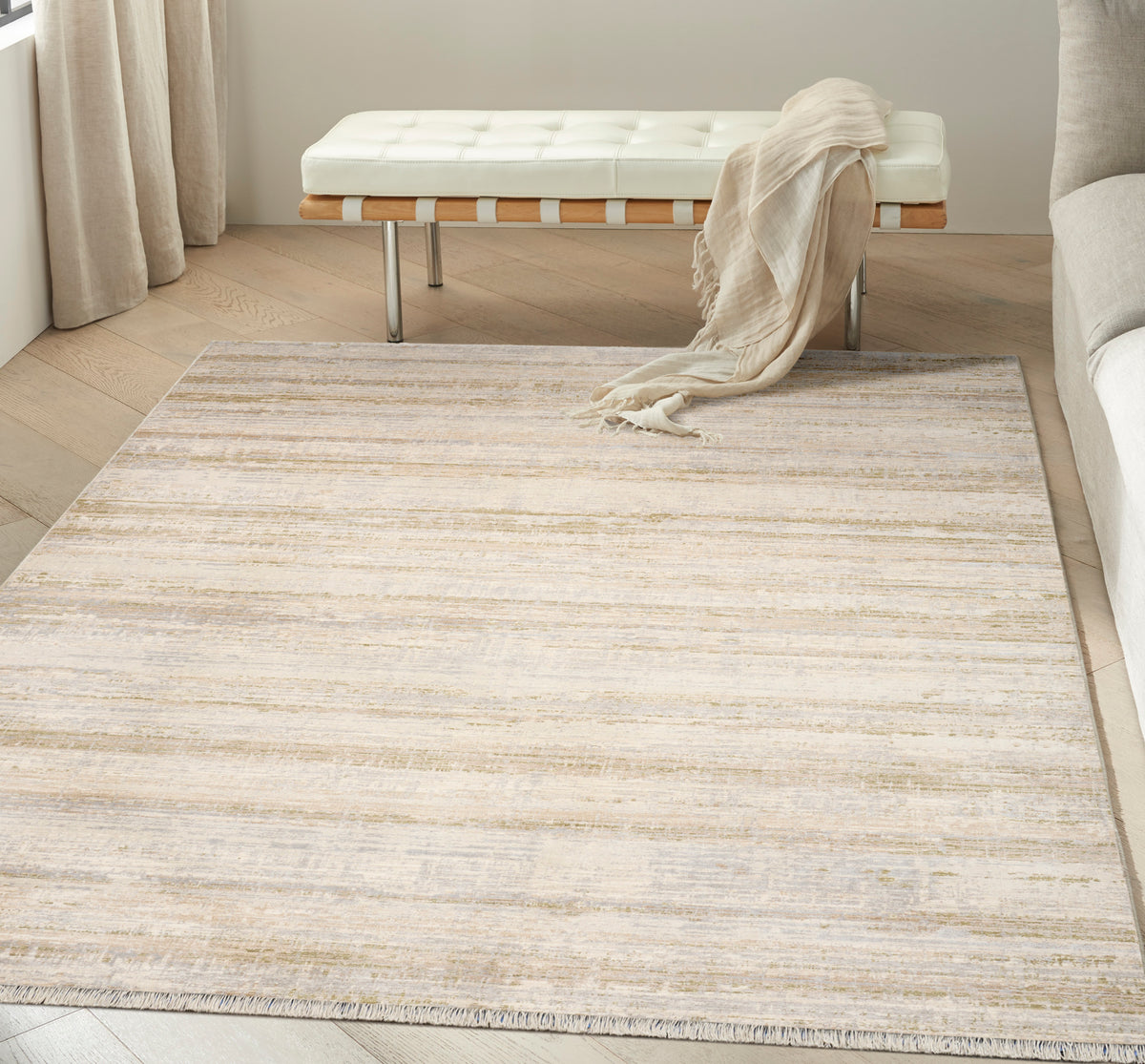 CK089 Drift DRF03 Sand Rug - room scene