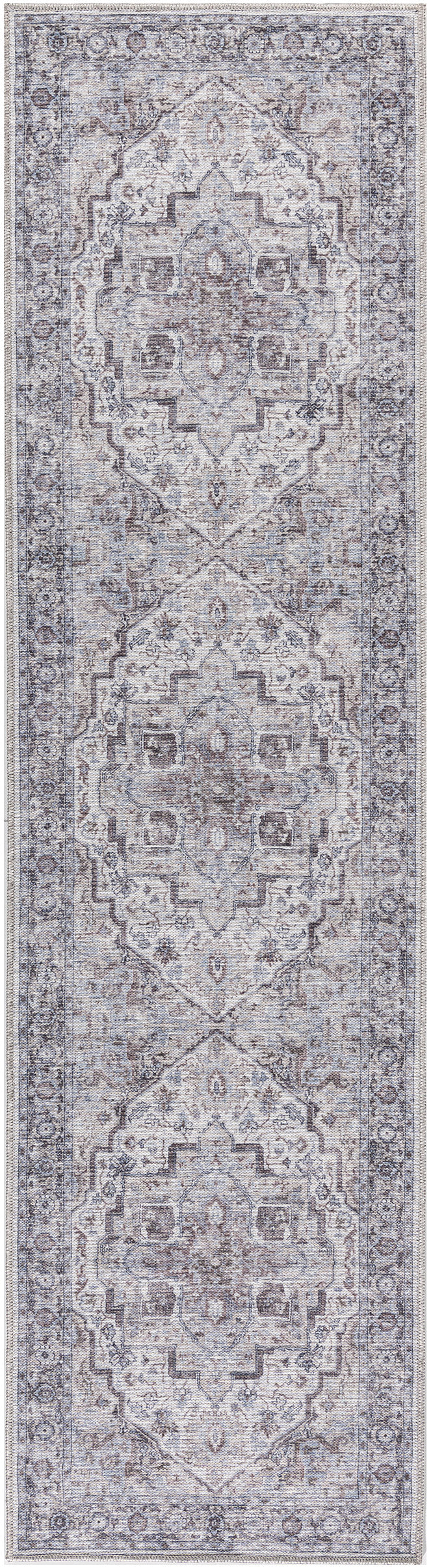 New Concept Washables SR101 Ivory Beige Rug - Runner