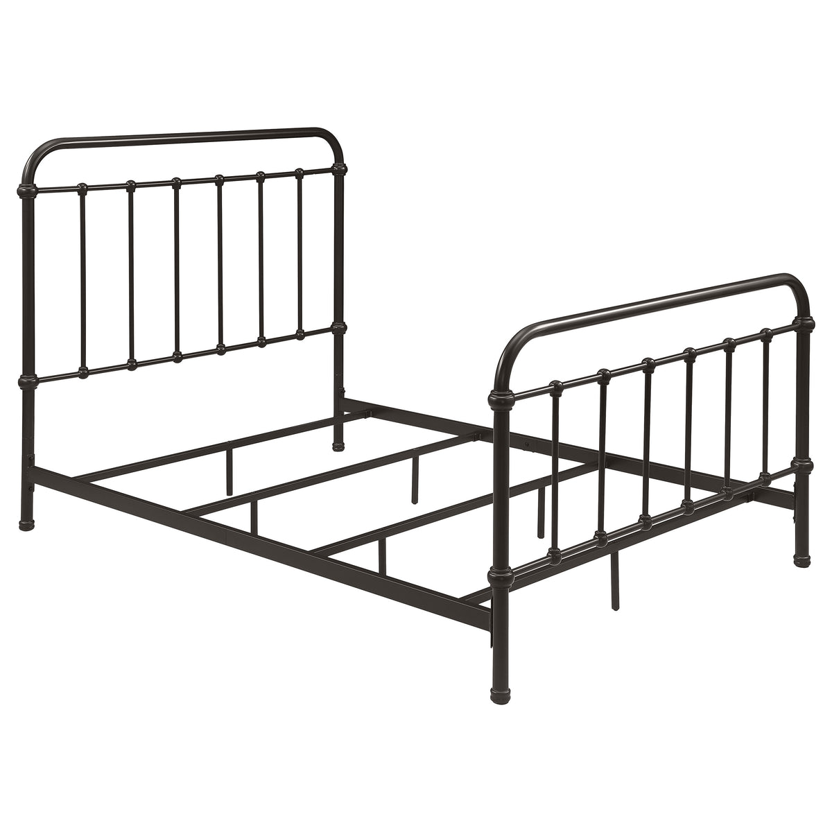 Livingston Metal Open Frame Bed Dark Bronze - Full