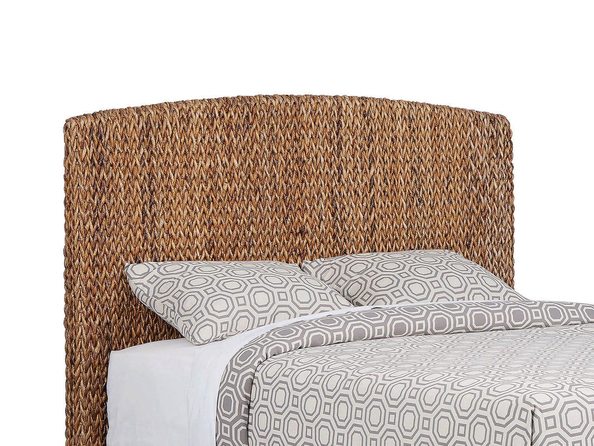 Laughton Banana Leaf Panel Bed Amber - Eastern King