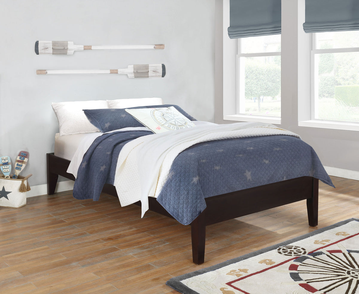 Hounslow Universal Platform Bed - Twin, Cappuccino
