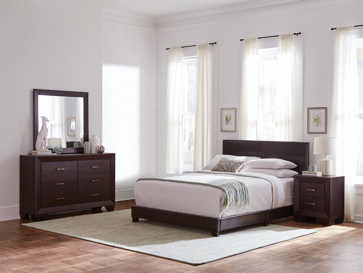 Dorian 4-piece Bedroom Set Dark Cocoa - Twin