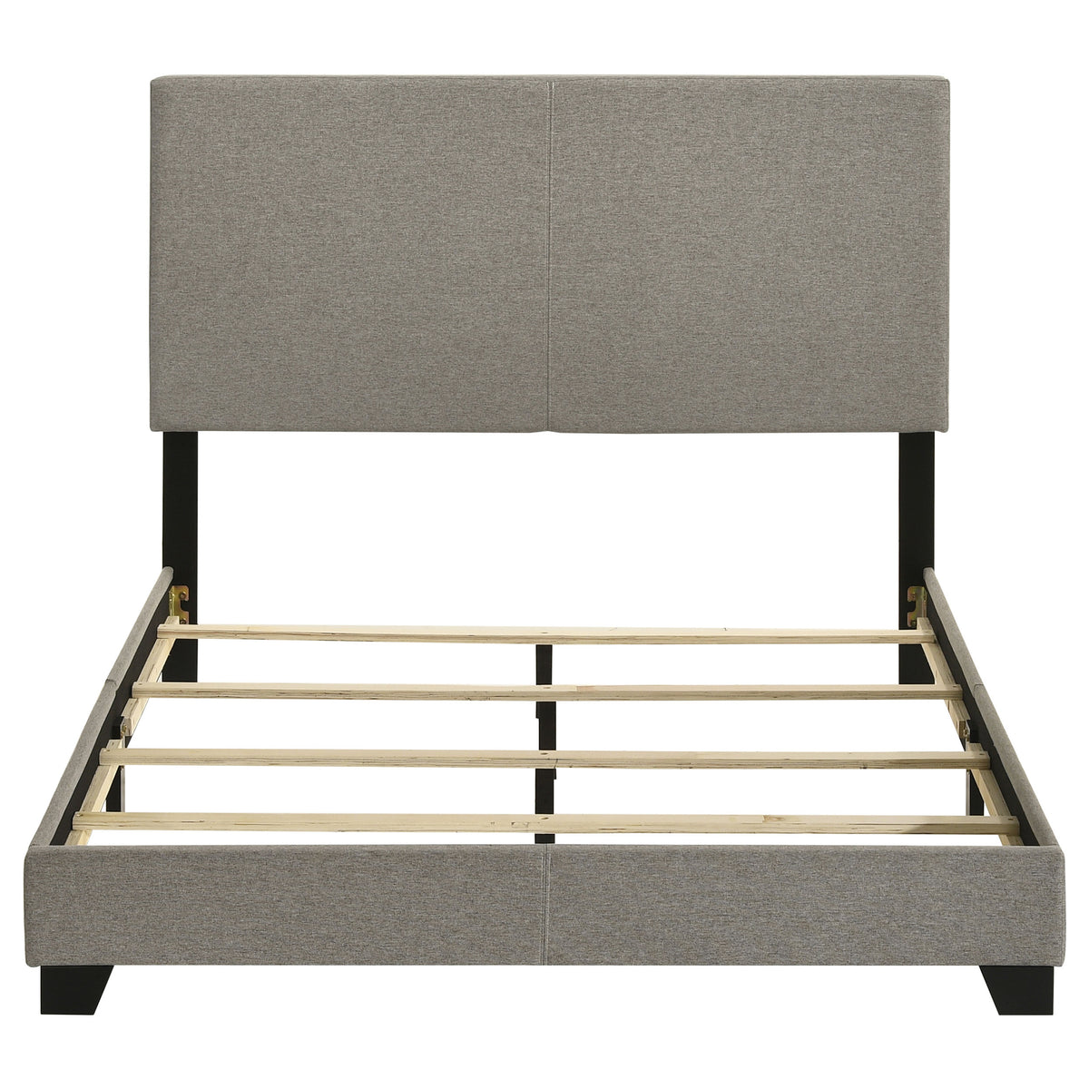 Dorian Fabric Upholstered Panel Bed - Full, Taupe
