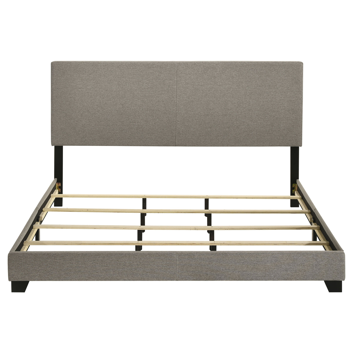 Dorian Fabric Upholstered Panel Bed - California King, Taupe
