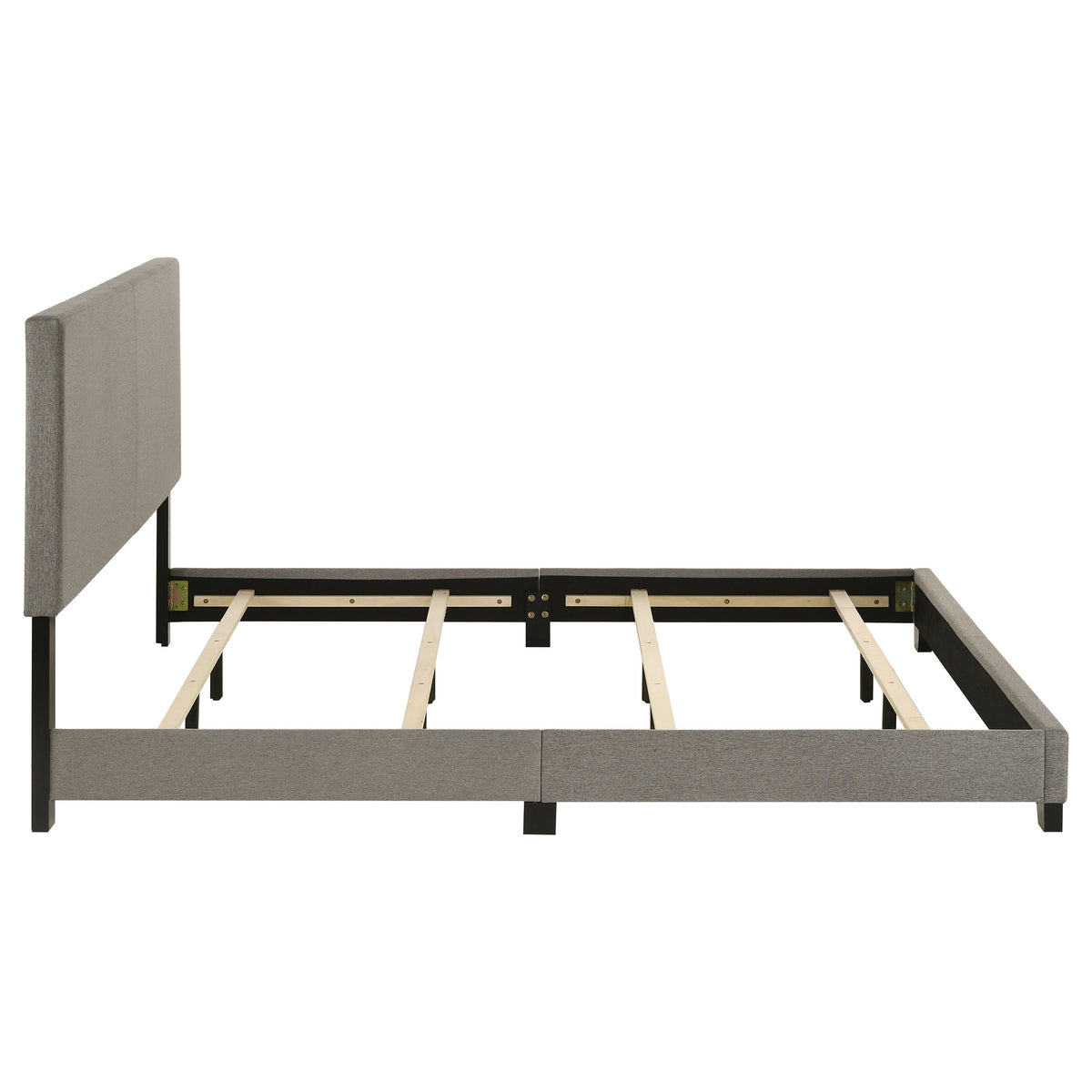 Dorian Fabric Upholstered Panel Bed - California King, Taupe