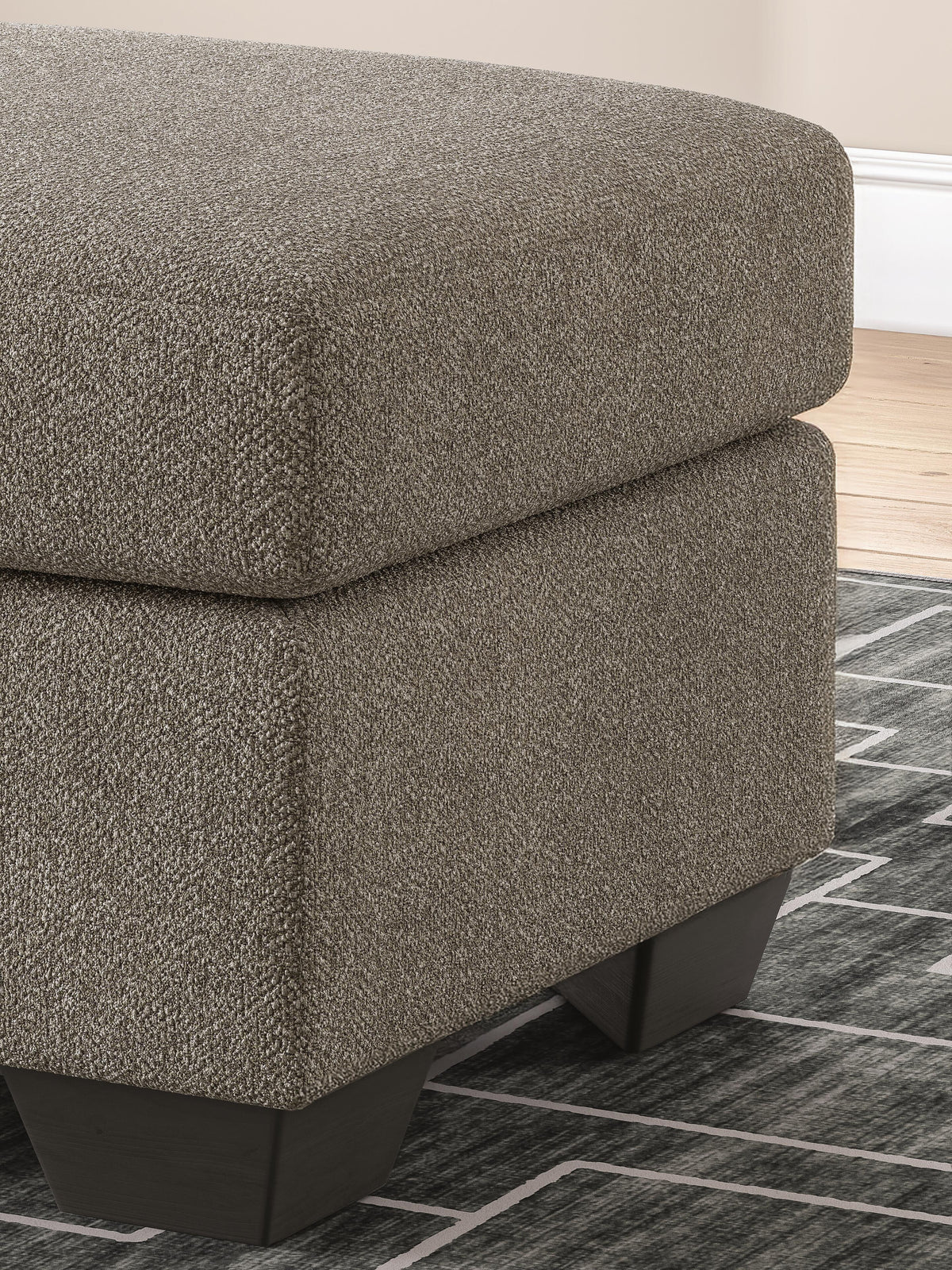 Triston-Peaks Ottoman Chenille