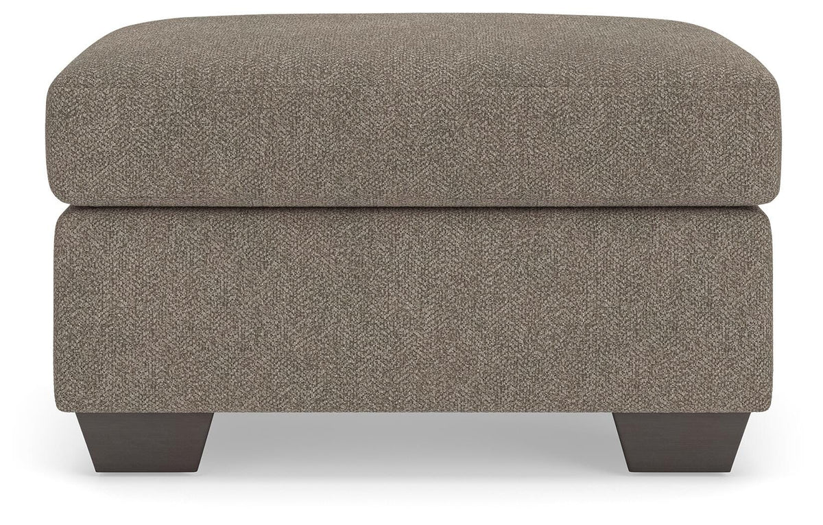 Triston-Peaks Ottoman Chenille