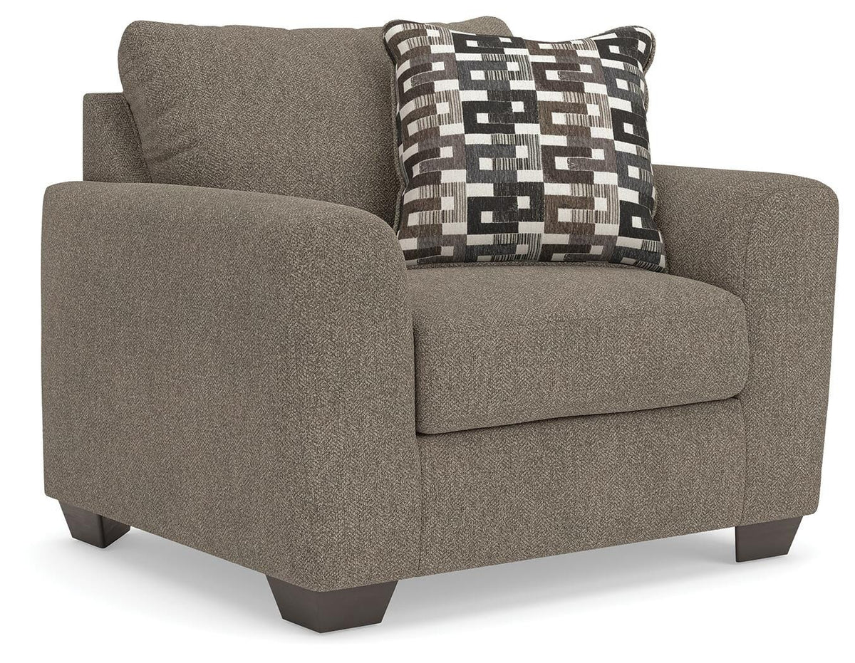 Triston-Peaks Chair and a Half Chenille