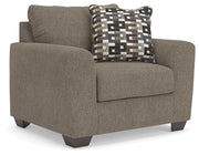 Triston-Peaks Chair and a Half Chenille