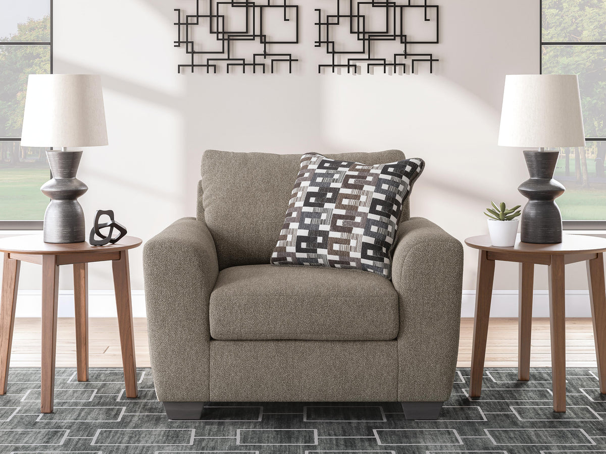 Triston-Peaks Chair and a Half Chenille